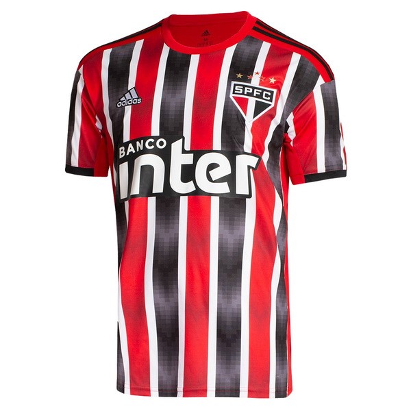 Camiseta São Paulo 2ª 2019/20 Rojo